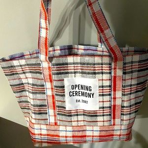 Open ceremony recycled plastic tote